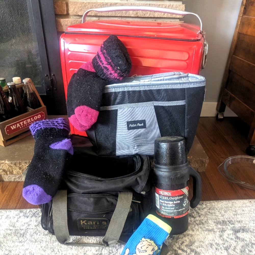 Complete WorkMan or Work Woman's Meal Storage